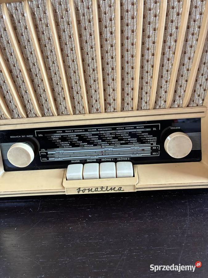 Radio lampowe Sonatina 19571963 r Elbląg sprzedam