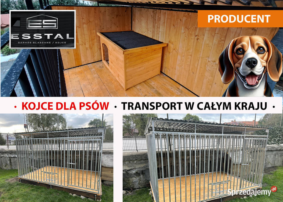 Kojec Psa KOJCE Psów Klatka Box Zadaszenie Nowy Sącz
