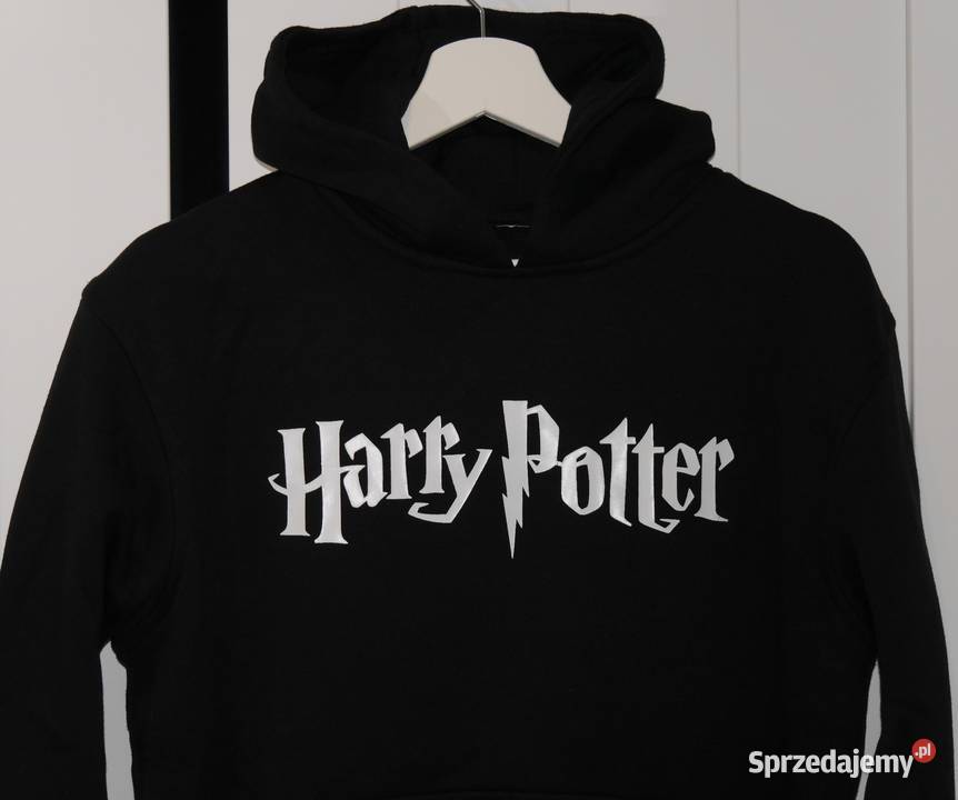 Świetna bluza z kapturem Harry Potter 140 146 czarny Wrocław