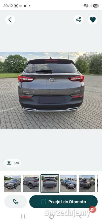 Opel Granland X 2019r Ultimate dolnośląskie Dębina