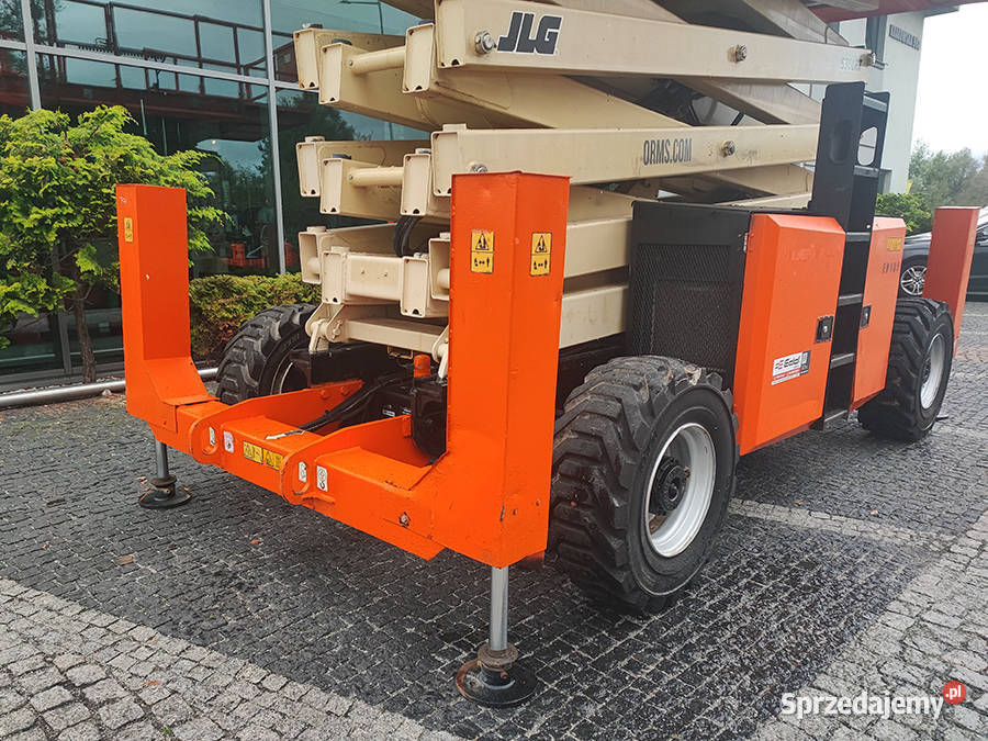 Podnośnik nożycowy zwyżka terenowa 1815 m JLG Kęty