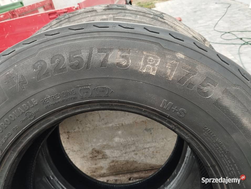 Opony 22575175 Continental 2017r 17.5cale Rawica Nowa sprzedam