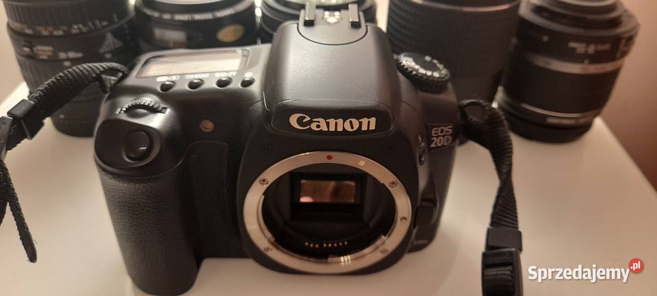 Aparat CANON EOS20D obiektywy ZESTAW Szczurowa