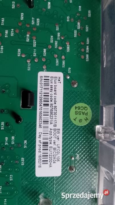 Sterownik pralki Electrolux 807301117B Pralki i suszarki Gorzów Wielkopolski