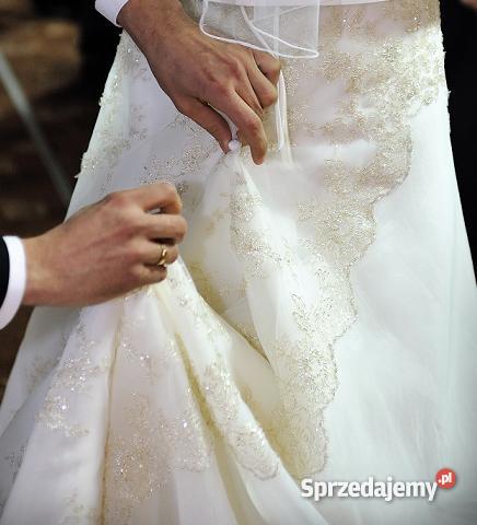SUKNIA ŚLUBNA CLASSA C 627 ŚMIETANKA 3638 Andrychów