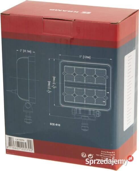 Lampa robocza LED kwadratowa 24W 2272 lm 936V Oświetlenie sprzedam