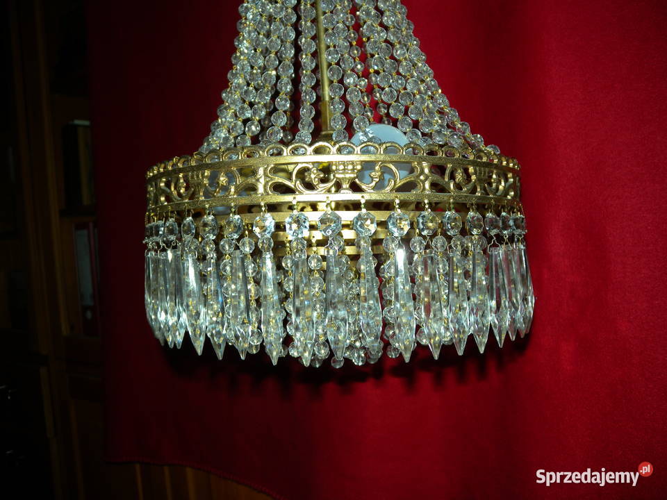 Żyrandol kryształowy Maria Theresa z sopelkami Katowice