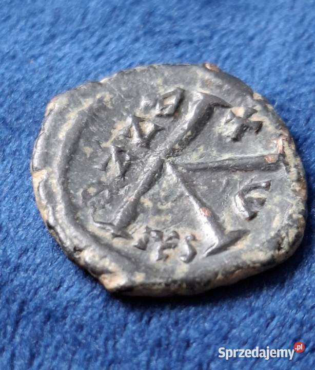 Bizancjum Justyn II i Zofia Pół follisa 565578 Numizmatyka Wejherowo