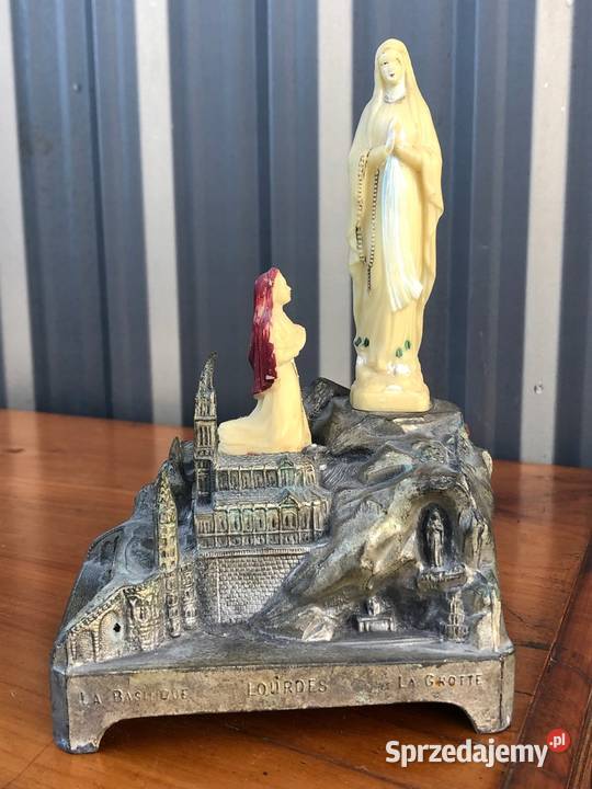 LOURDES ANTYK FIGURKA Ołtarzyk łódzkie