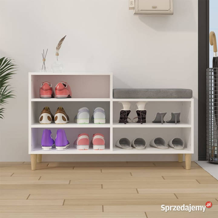 Półka na buty biała 102x36x60 materiał mazowieckie Warszawa