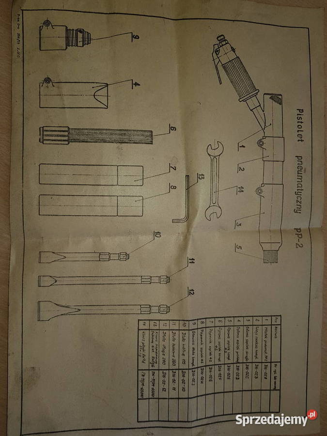 Pistolet igłownica pneumatyczna PP2 śląskie Bytom