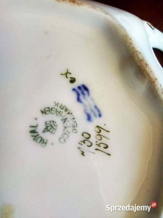 Patera listek Royal Copenhagen Made in Denmark pomorskie Gdańsk