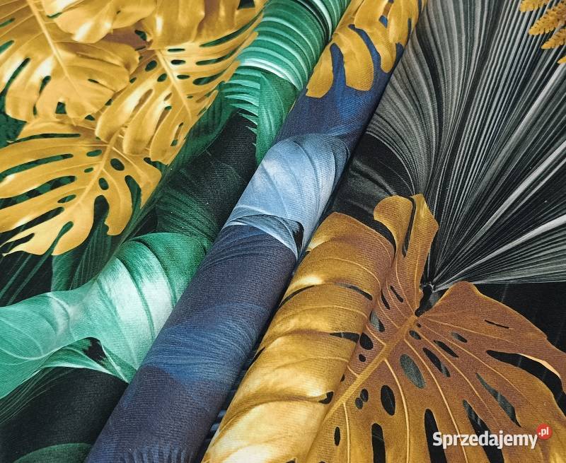 Dżungal tkanina dekoracyjna obiciowa Zasłony Świnoujście