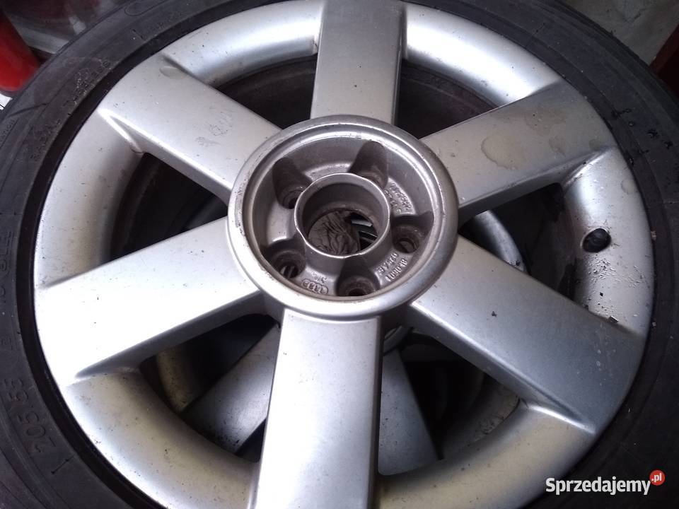 Opony lato z felgami 20555r16 golf 4 audi a3 mazowieckie Maciejowice sprzedam
