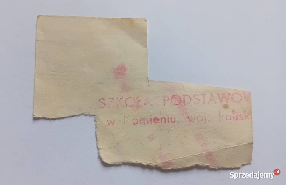 Kartka zaopatrzeniowa MI luty 1982r Oryginał z wielkopolskie