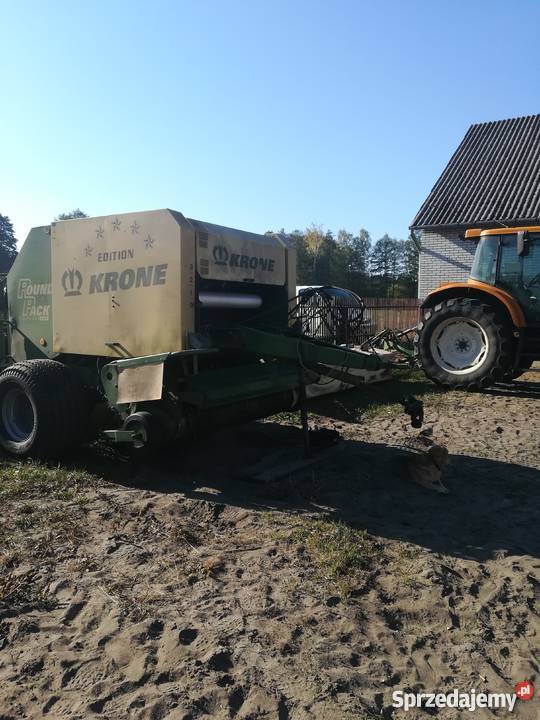 Krone round pack 1250 multi cut 2006r Owijanie siatką Rolujące (belujące)