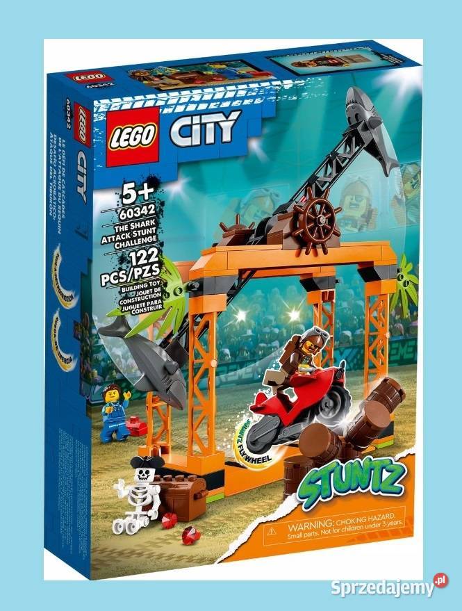 LEGO CITY 60342 WYZWANIE KASKADERSKIE ATAK Lego Warszawa