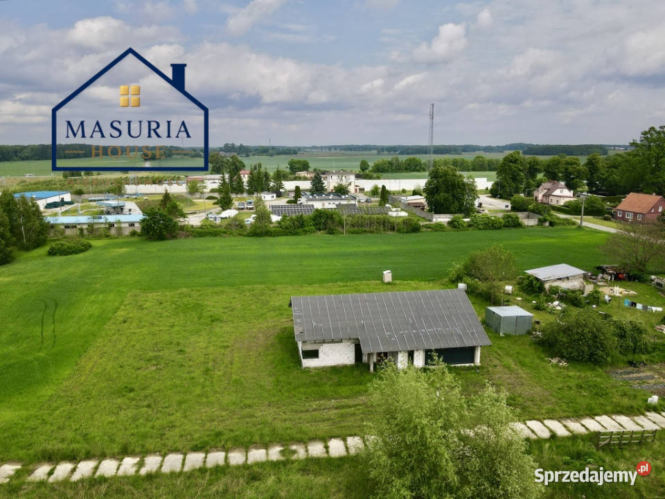 Dom w stanie surowym zamkniętym w Redakach warmińsko-mazurskie Redaki