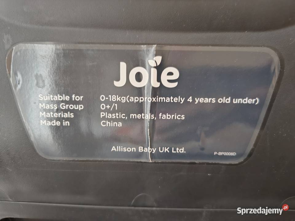 Fotelik joie steadi 018 4 sztuki Grodzisk Wielkopolski