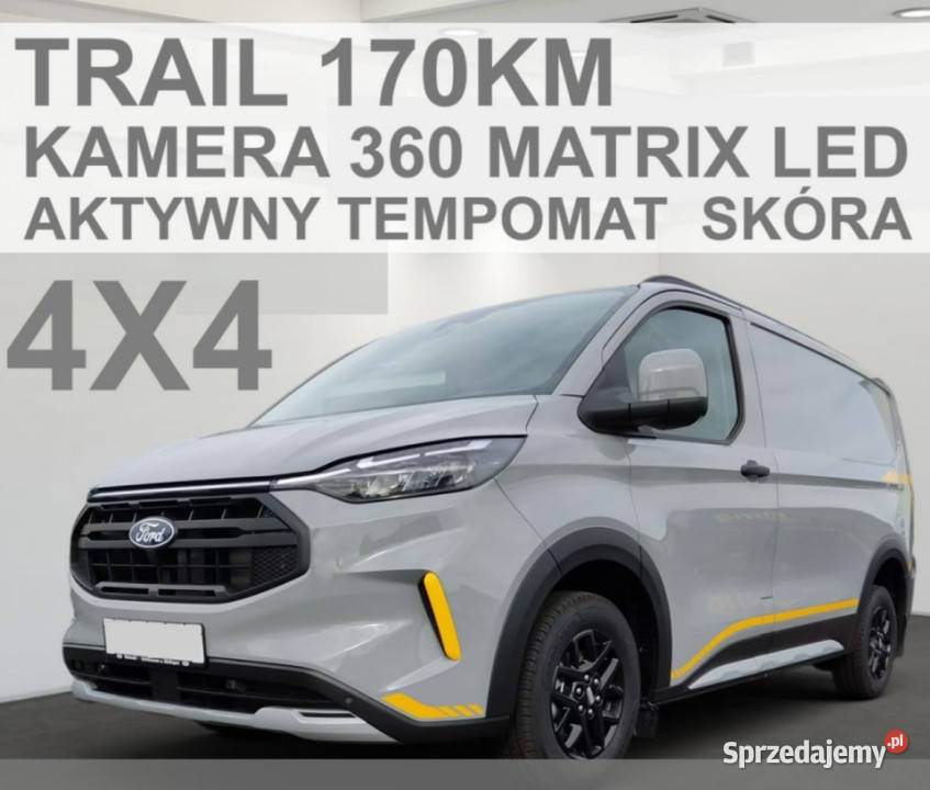 Ford Transit Custom Trail 4x4 A8 170 Kamera 360 ABS