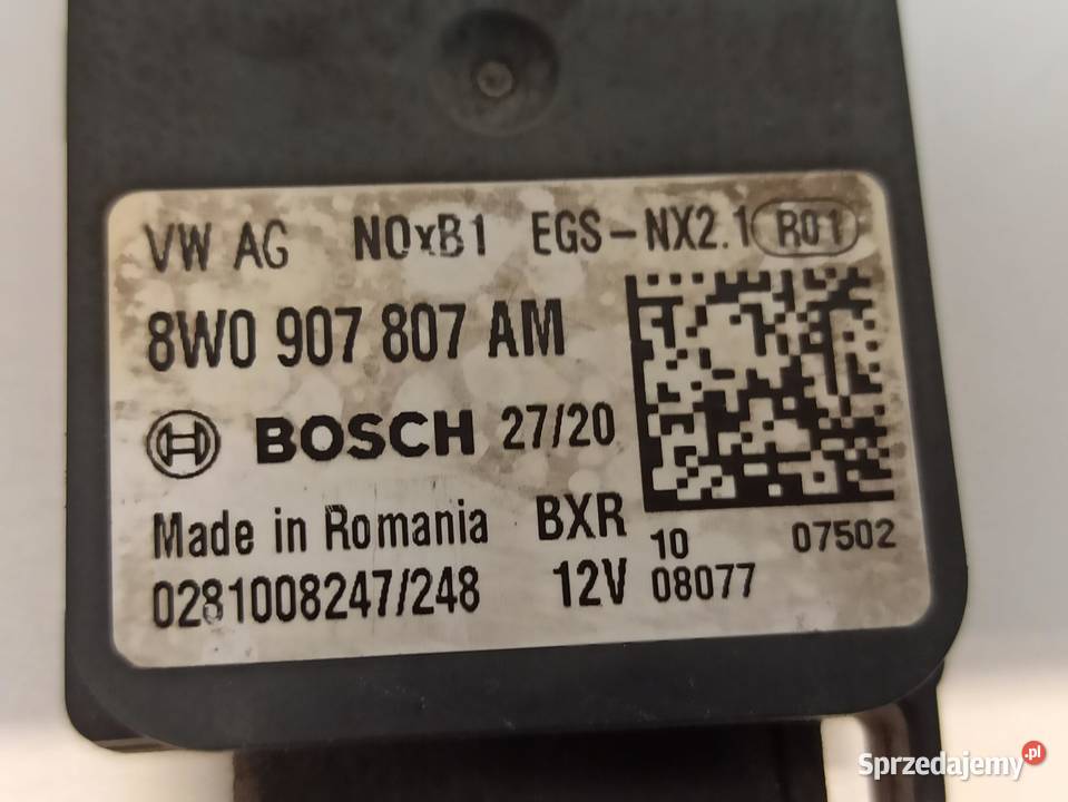 AUDI A5 8W SONDA LAMBA NOX 8W0907807AM Sondy lambda sprzedam