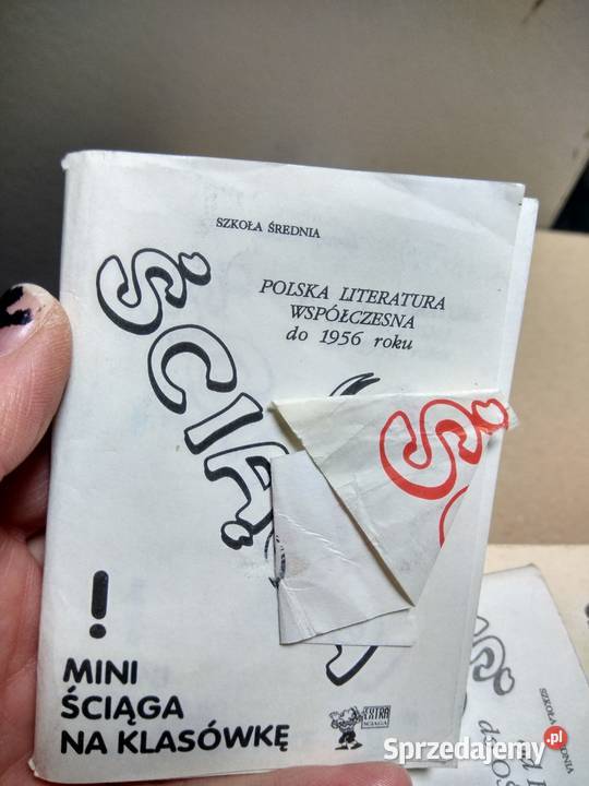Ściąga mini z polskiego Greg współczesns Warszawa
