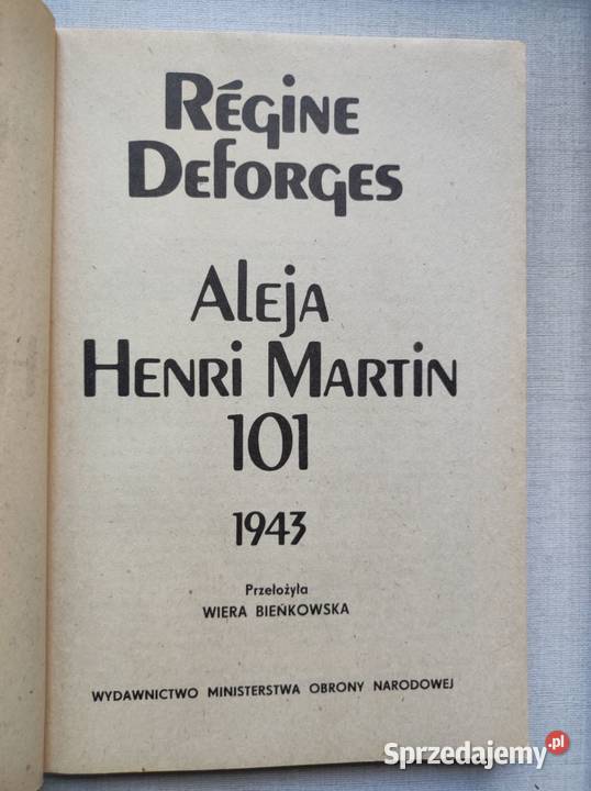 Aleja Henri Martin 101 Rgine Deforges Kielce