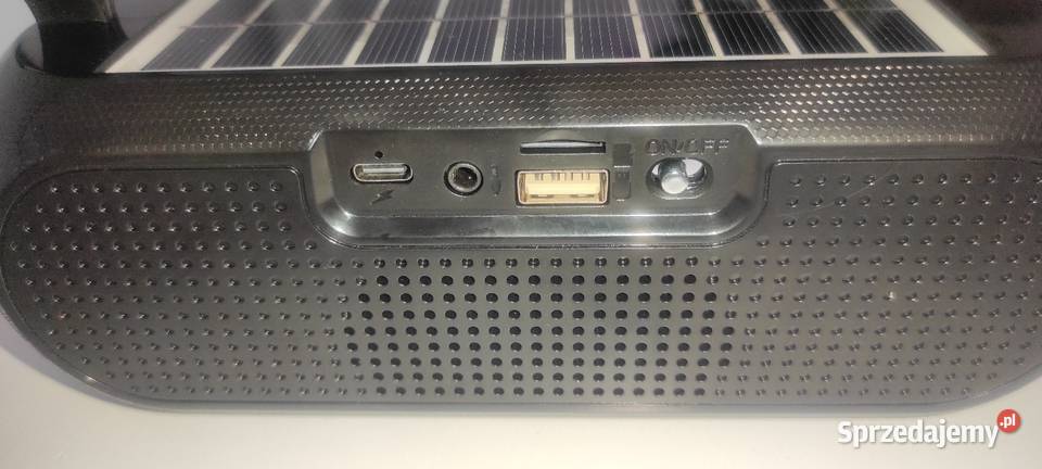 Głośnik solarny BT z radiem FM świetny Krotoszyn
