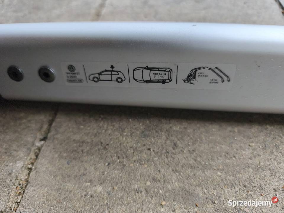 Bagażnik dachowy Oryginał Volkswagen Golf 7 Gniezno