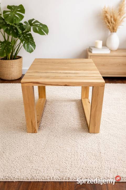 Stolik Bukowy kawowy drewniany 40cm Stoliki kawowe i ławy