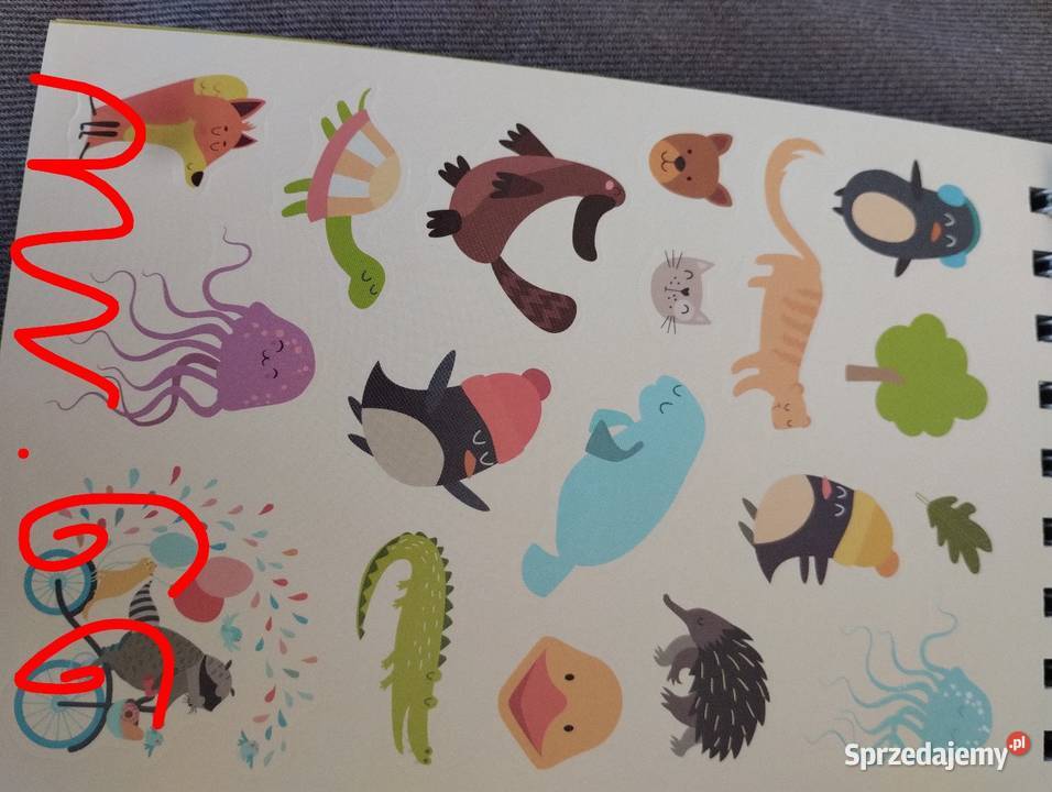 Naklejki numery zwierzeta Siemiatycze