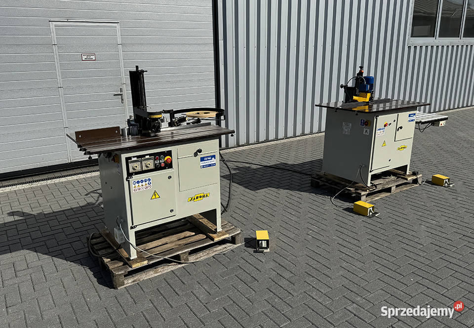 Okleiniarka stolikowa JAROMA frezarka do obrzeży
