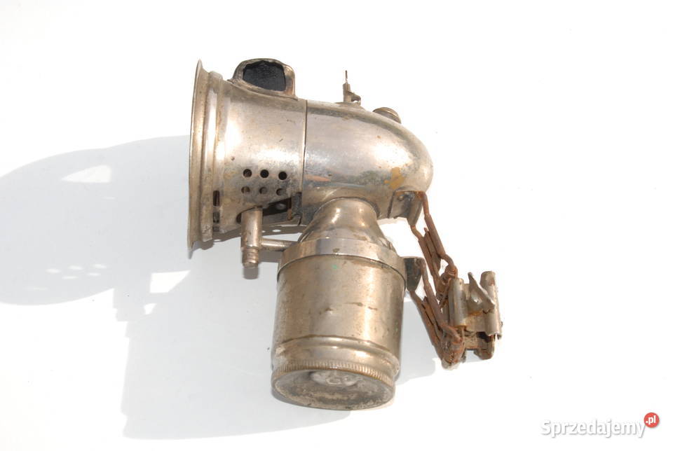 Stara lampa lampka karbidowa do roweru antyk Cieszyn