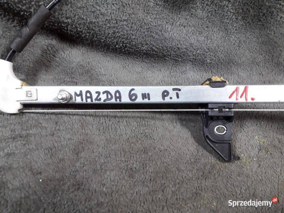 Mechanizm prowadnica szyby Mazda 6 III GJ Prawy Włoszczowa