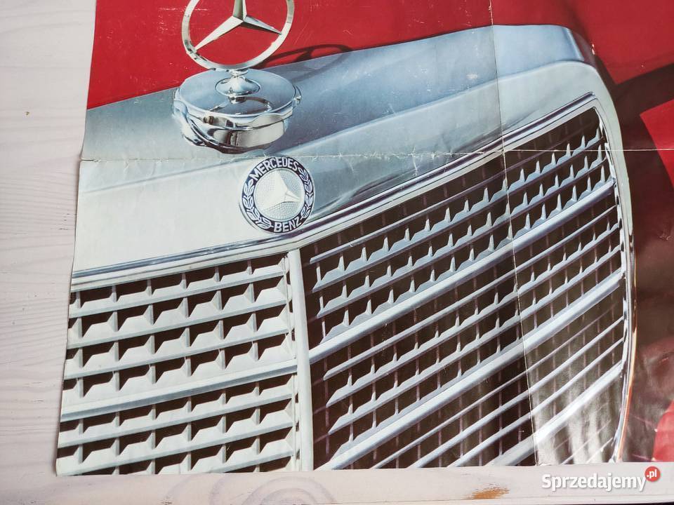 Prospekt rozkładany broszura Mercedes Benz seria Motoryzacja opolskie Głuchołazy