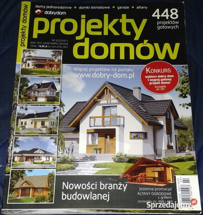 Projekty domów 448 projektów gotowych 02222011 Rok wydania 2011 Chełm