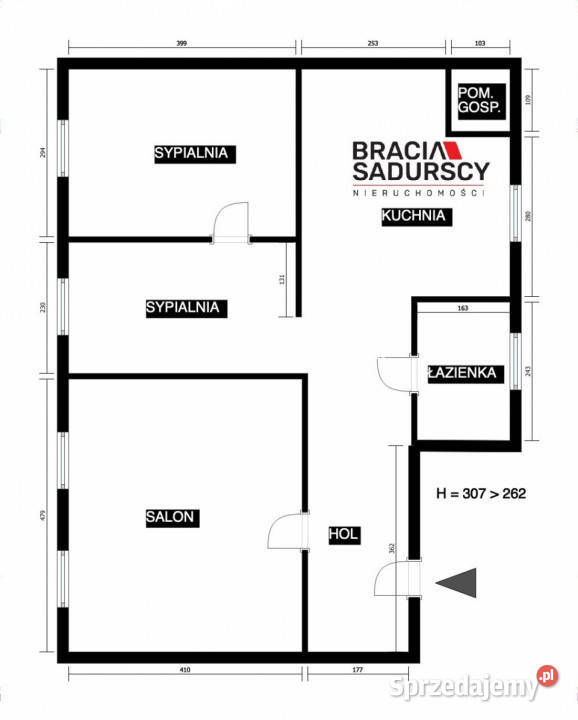 Mieszkanie Kraków 687m2 3pok