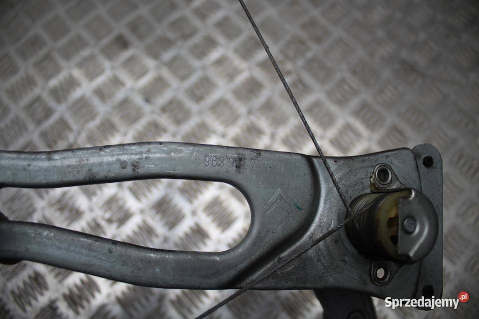 MECHANIZM PODNOŚNIK SZYBY PRAWY TYŁ CITROEN C3 I Mechanizmy opuszczania szyb wielkopolskie