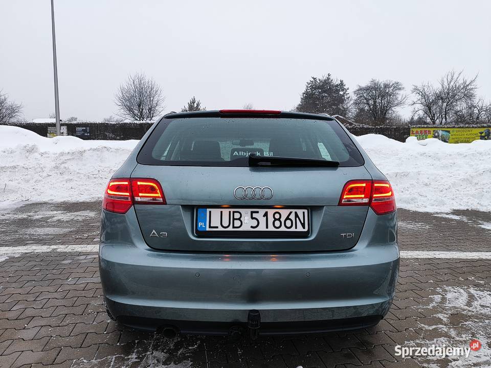 Audi A3 8P 2012 16TDI LedXen Panorama Hak gniazdo AUX Samochody osobowe Lublin