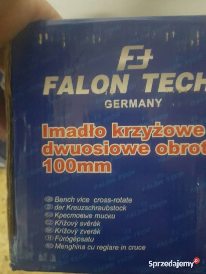 Imadło maszynowe krzyżowe dwuosiowe obrotowe Głogowa