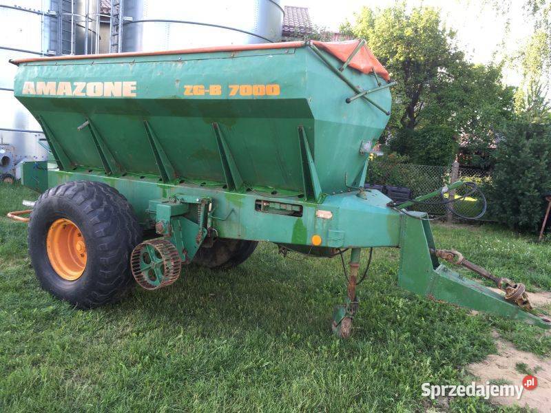 rozsiewacz nawozów wapna Amazone ZGB7000 nieuszkodzony pomorskie Sierakowice sprzedam