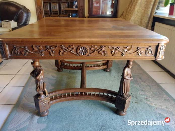 Jadalnia Zestaw antyczny do jadalni 1850 Witryna Siedlisko