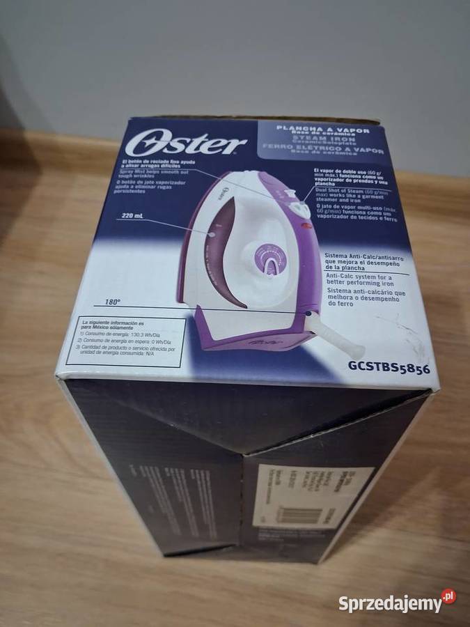 Nowe żelazko elektryczne parowe Oster GCSTBS5856 Płock sprzedam