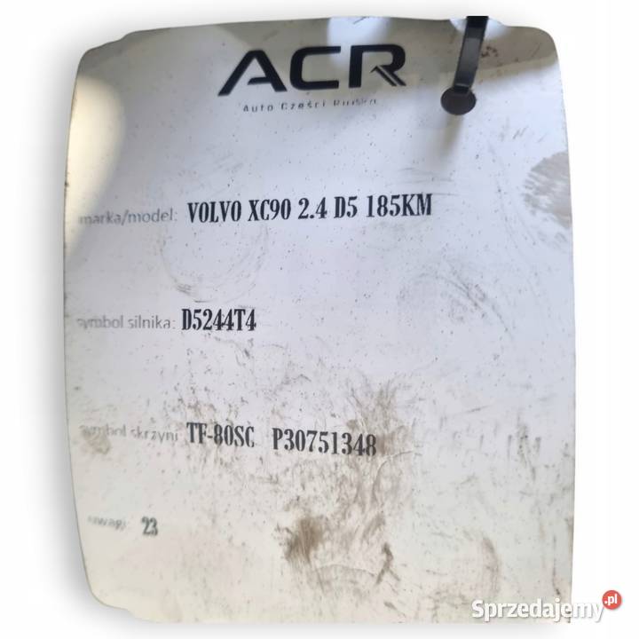 SKRZYNIA BIEGÓW 30751348 Volvo XC90 I 24 D5 lubelskie Chełm