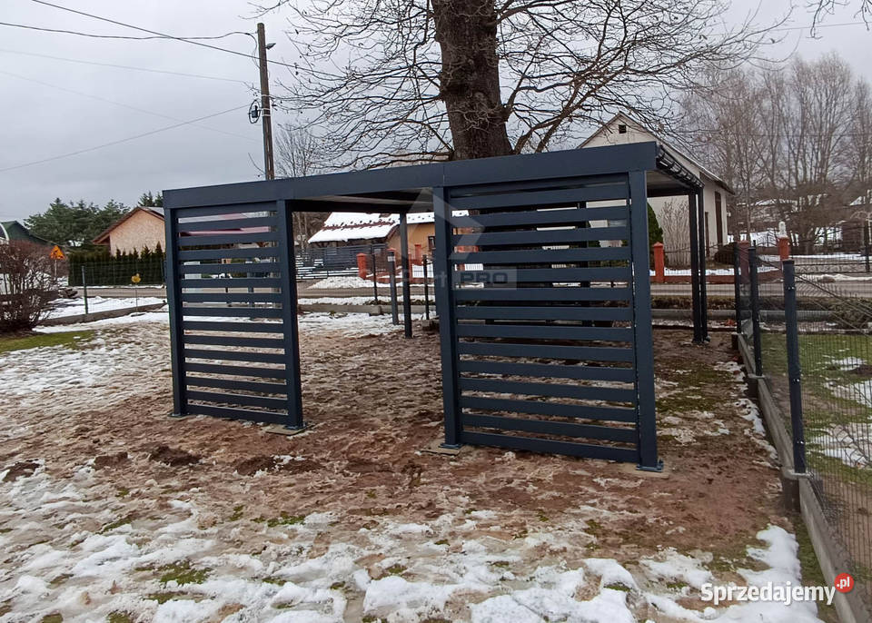 Carport PREMIUM Wiata samochodowa 5x5 dodatkowa Garaże i miejsca postojowe Drawsko Pomorskie