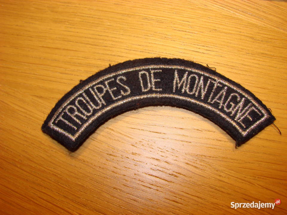 Oddziały Górskie naszywka Pruszcz Gdański