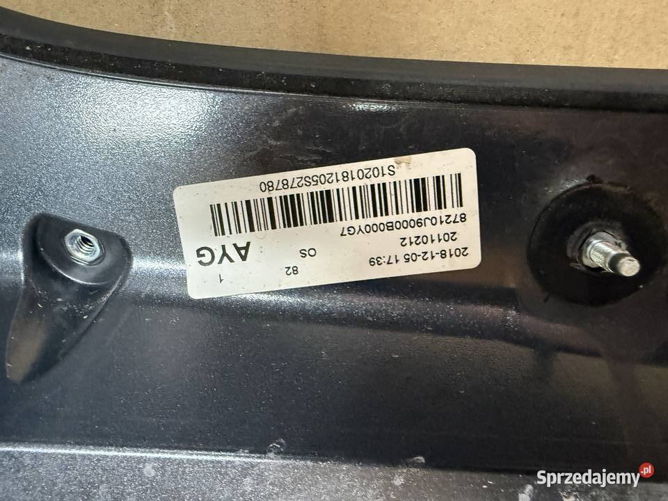 Hyundai Kona spoiler blenda tylnej klapy 3 Motoryzacja Kolbuszowa Dolna sprzedam