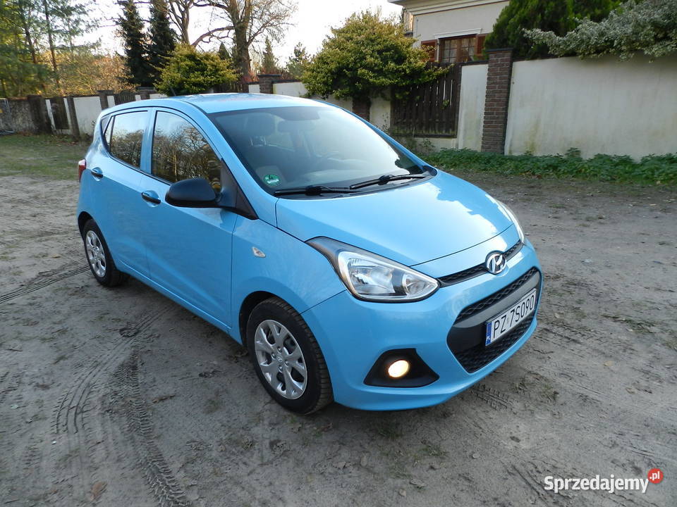 Hyundai i10 II śliczny mały tanii zarejestrowany wspomaganie kierownicy Puszczykowo sprzedam