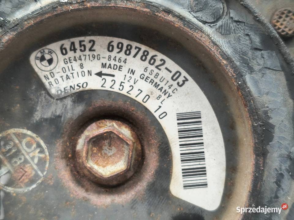 SPRĘŻARKA KLIMATYZACJI KOMPRESOR BMW E87 E90 E91 Chełm