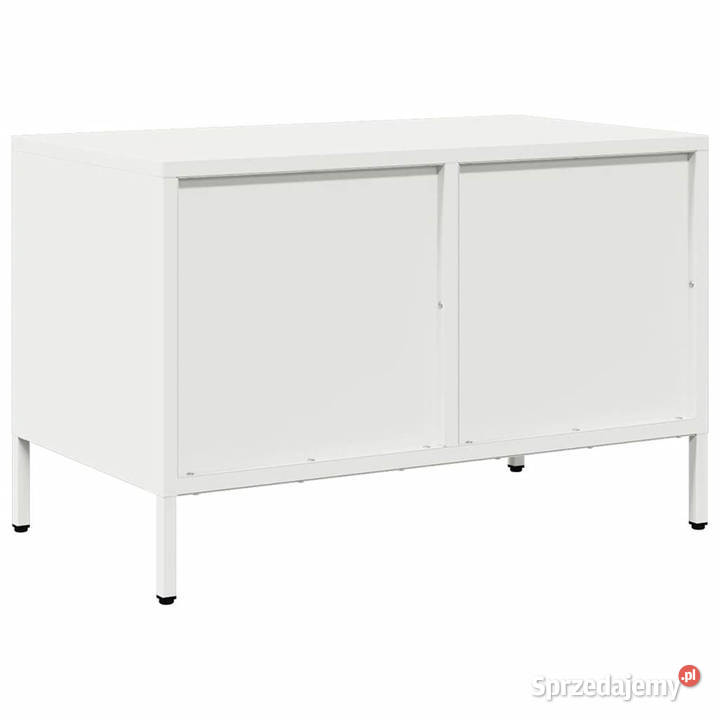 Szafka RTV biała 68x39x435 stal walcowana na